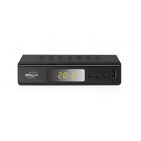 Twin tuner rec SE - Decoder digitale terrestre,DVB-T2, Full HD - Funzione REC, Nero…