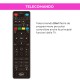 Digiquest Decoder Tivùsat Q80 On demand 4K, doppio tuner, DVB-T2, DVB-S2, inclusa Tessera Tivusat 4k