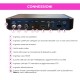 Digiquest Decoder Tivùsat Q80 On demand 4K, doppio tuner, DVB-T2, DVB-S2, inclusa Tessera Tivusat 4k